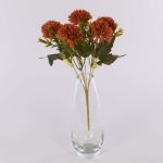 Deko Dahlie SALAMITUS auf Steckstab, orange, 30cm