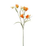 Kunstzweig Glockenblume EMMELY, orange, 65cm, Ø5cm