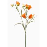 Kunstzweig Glockenblume EMMELY, orange, 65cm, Ø5cm