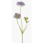 Künstlicher Zweig Scabiosa ANDIA, blau-lila, 80cm, Ø8-10cm