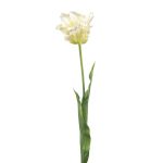 Deko Papageientulpe LUNIA, weiß-grün, 70cm