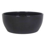 Schale aus Keramik TEHERAN BRIDGE, schwarz, 9,5cm, Ø22,5cm