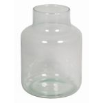 Glas Tisch Vase SIARA, klar, 20cm, Ø15cm