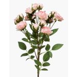 Kunstblume Rosenzweig TOSSA, rosa-creme, 60cm, Ø1-4cm