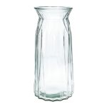 Blumenvase RUBIE aus Glas, klar, 24cm, Ø11cm