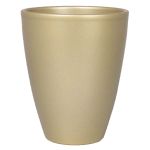 Deko Vase TEHERAN PALAST, Keramik, gold-matt, 17cm, Ø13,5cm