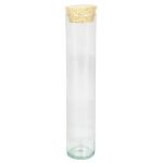 Gewürzglas mit Korken SINAN, transparent, 30cm, Ø6cm