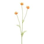 Dekozweig Schmuckkörbchen ZALVON, orange, 60cm