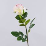 Rose künstlich SUNJIK, rosa-creme, 75cm, Ø7cm