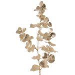 Künstlicher Eukalyptus Zweig MALFHY, metallic-silber-gold, 75cm