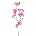 Kunstzweig Zierkirsche FYNLOK mit Blüten, pink, 75cm