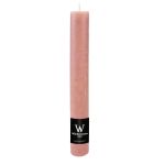 Stabkerze AURORA, rosenholz, 28cm, Ø3,5cm, 30h - Made in Germany
