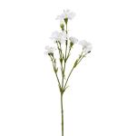 Künstlicher Zweig Kornblume FRAVLE, weiß, 60cm