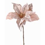 Samt Poinsettia SHEBA, helllila, 55cm, Ø21cm
