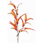 Künstlicher Eukalyptus Zweig EUSEBIOS, orange-gelb, 100cm