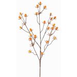 Deko Zweig Edeldistel LOUKAS, gelb-orange, 70cm, Ø1-1,5cm