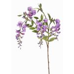 Blauregen Zweig künstlich SOULA mit Blüten, lila, 80cm, Ø7-8cm