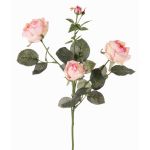 Rosenzweig künstlich DIAMANTIS, rosa-creme, 70cm, Ø5-8cm