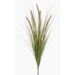 Deko Kunstgras Federborstengras YWAIN, Rispen, Steckstab, beige-grün, 70cm