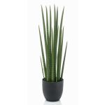 Sansevieria Cylindrica Kunstpflanze KICHIRO im Dekotopf, grün, 70cm
