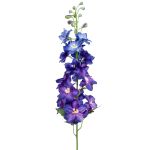 Unechte Blume Rittersporn SETSUKO, dunkelblau-lila, 95cm, Ø14cm