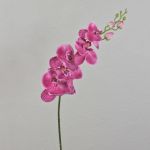 Phalaenopsis Orchideenzweig künstlich AMARNE, pink, 85cm, Ø7-11cm
