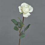 Künstliche Rose AMELIE, weiß, 70cm, Ø9cm