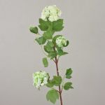 Künstlicher Schneeball DJAMILA, weiß-grün, 75cm, Ø4-8cm