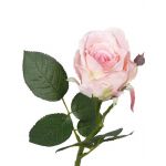Textilblume Rose VRONI, rosa, 30cm, Ø6cm
