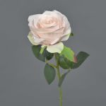 Rose künstlich SIMONY, zartrosa, 45cm, Ø8cm
