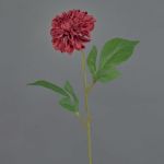 Künstliche Blume Dahlie WANRU, dunkelrot, 50cm, Ø9cm