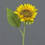 Künstliche Blume Sonnenblume HELINYU, gelb, 45cm, Ø10cm