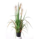 Schilfgras künstlich EYOTA mit Rispen, grün-braun, 80cm
