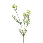Kunstblumen Zweig Schafgarbe YISUAN, weiß, 50cm, Ø6cm
