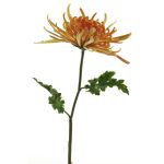 Dekoblume Chrysantheme YASULI, orange-gelb, 70cm