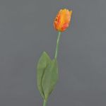 Kunstblume Papageientulpe UAKARI, orange-gelb, 65cm, Ø6cm