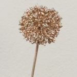 Künstlicher Allium HELLA, Glitzer, champagner, 45cm, Ø8cm