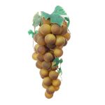 Kunst Obst XXL Weintrauben AMANY, olivgrün-braun, 30cm, Ø15cm
