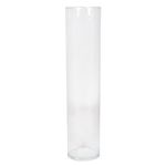 Blumen Vase SANYA OCEAN, Glas, Zylinder, klar, 40cm, Ø9cm