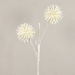 Kunststoffschaum Allium Zweig künstlich CHIRARA, weiß, 90cm, Ø10cm