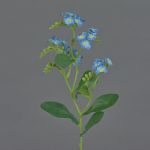 Künstlicher Zweig Vergissmeinnicht ESTHER, blau, 35cm, Ø1,5cm
