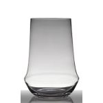 Transparente Vase für Blumen SHANE aus Glas, 35cm, Ø25,5cm