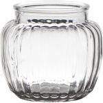 Glas mit Längsstreifen NOLAN, transparent, 10,5cm, Ø11,5cm