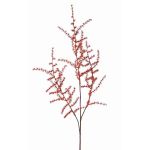 Kunst Asparagus acutifolius Zweig HANS, orange, 70cm