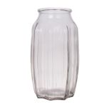 Kleine Glas Tischvase AMORY, klar, 22cm, Ø12cm
