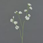 Kunstblumenzweig Lathyrus ASFALOTH, weiß, 65cm, Ø3-5cm
