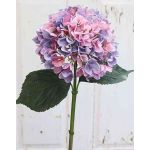 Kunst Hortensie THABEA, rosa-lila, 65cm, Ø22cm