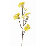 Kunst Ahorn Zweig ALHENA mit Blüten, gelb, 70cm