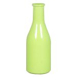 Dekoflasche ANYA, Glas, hellgrün, 18cm, Ø6,5cm