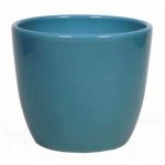 Keramiktopf für Pflanzen klein TEHERAN BASAR, ozeanblau, 8,5cm, Ø10,5cm